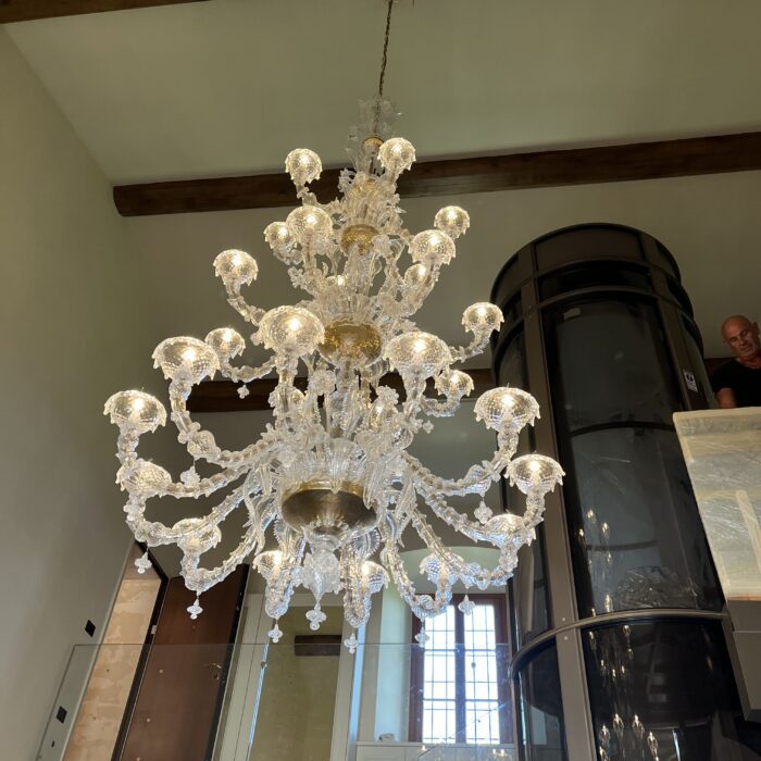 lampadario murano altro tre metri