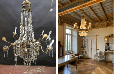 How to restore a chandelier