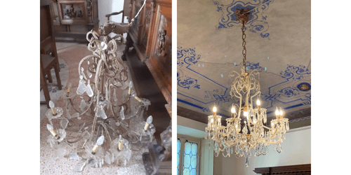 How to restore a chandelier